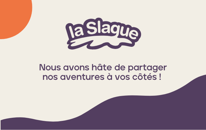 Visuel carte-cadeau la Slague. VIsual for la Slague's gift card.